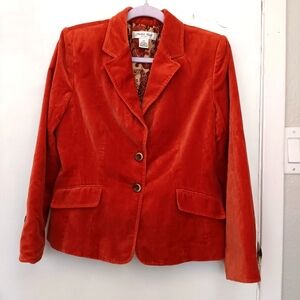 Vintage Crushed Velvet Blazer